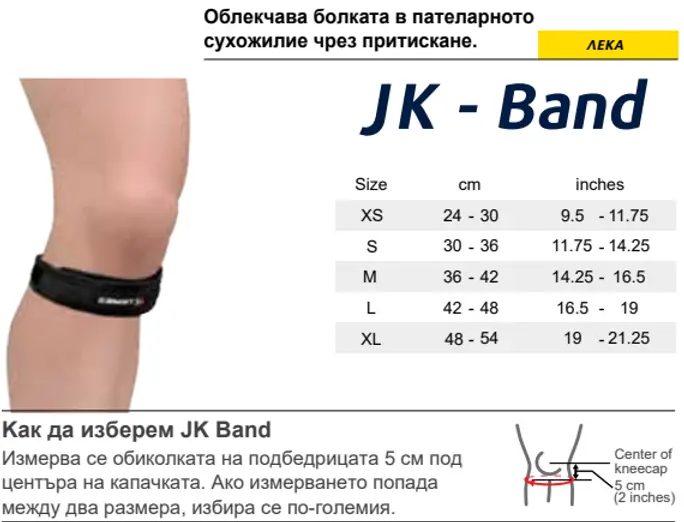 JK-Band за коляно